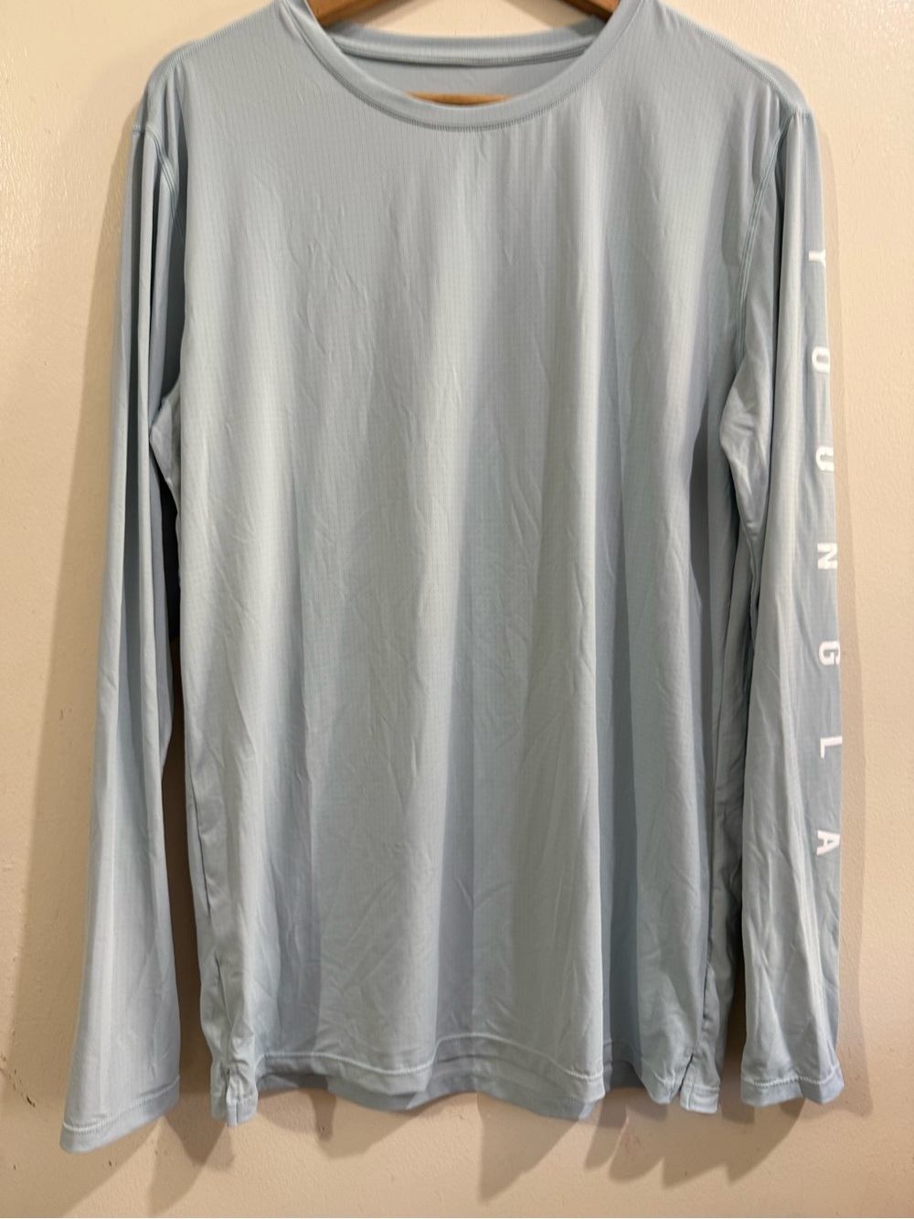 YoungLA Pale Blue Long Sleeve Performance Shirt